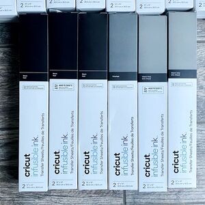 Cricut Infusible Ink Sheet Bundle 6 boxes
